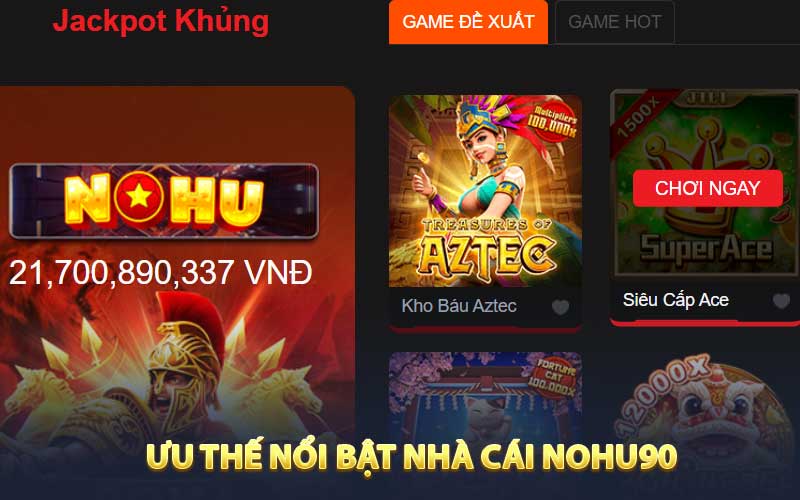 Những ưu thế nổi bật chứng tỏ Nhà cái Nohu90 uy tín